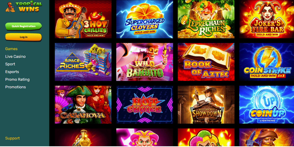 Tropicalwins Casino Casino